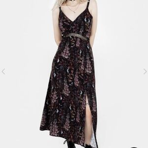 Disturbia Foxglove Midi Slip Cami Dress Size 8
